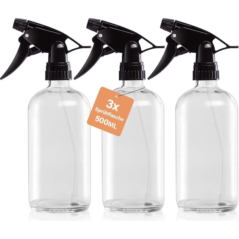 Set Mit 3 Wiederverwendbaren 500-ml-sprühflaschen