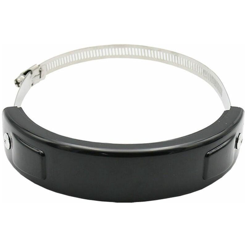 Motorradauspuffschutz 100–160 Mm, Oval, Rund – Schwarz
