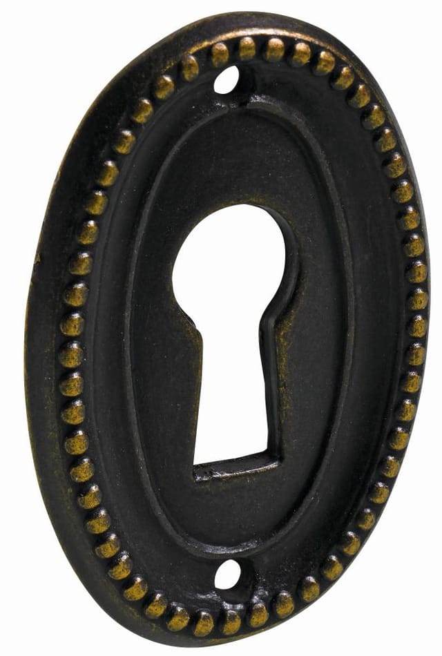 Hettich Schlüsselschild Antik Brüniert