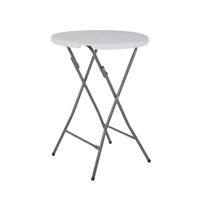 Acamp Stehtisch Le Havre Ø 80 cm x 110 cm Weiß