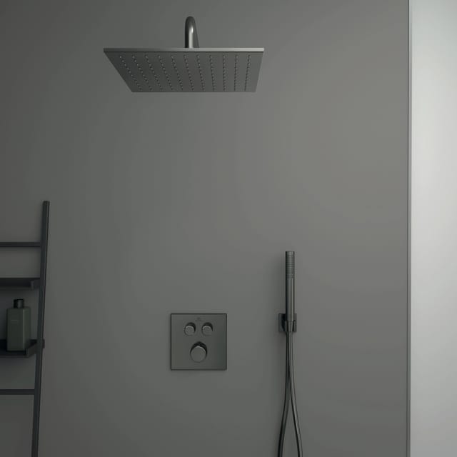 Ideal Standard Kopfbrause Idealrain Atelier Eckig 300x300 mm Magnetic Grey