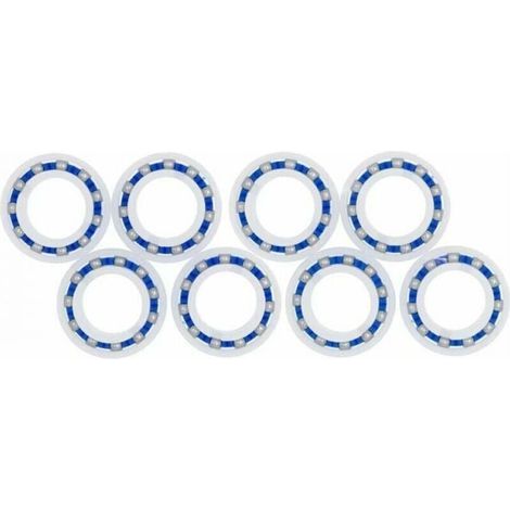Satz Mit 8 Kompletten Kugellagern Für Die Räder Der Polaris-poolreinigungsroboter, Modelle 180 Und 280, Abmessungen 28 X 15 Mm, Gehäuse Aus Robustem Kunststoff Mit Edelstahlkugeln