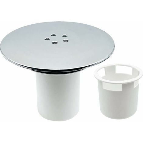 Duschablauf-siphon (90 X 86 Mm) Mit Eleganter Chromoberfläche, Hoher Durchflussrate, Kompatibel Mit Standard-duschwannen
