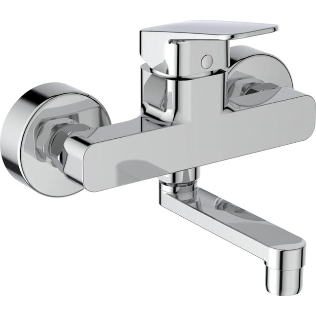 Ideal Standard Wand-Waschtischarmatur Ceraplan Chrom Aufputz