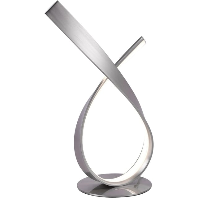 Paul Neuhaus Tischleuchte Linda Stahl H: 38,5 cm