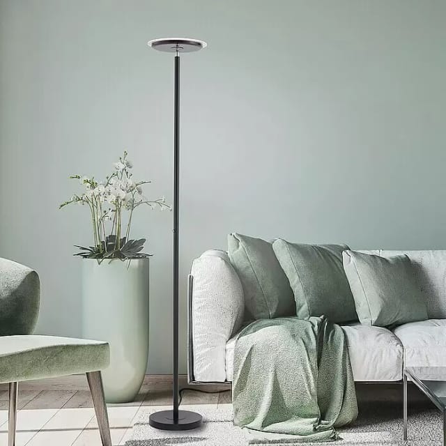 Just Light. Stehleuchte Hans Schwarz H: 181 cm