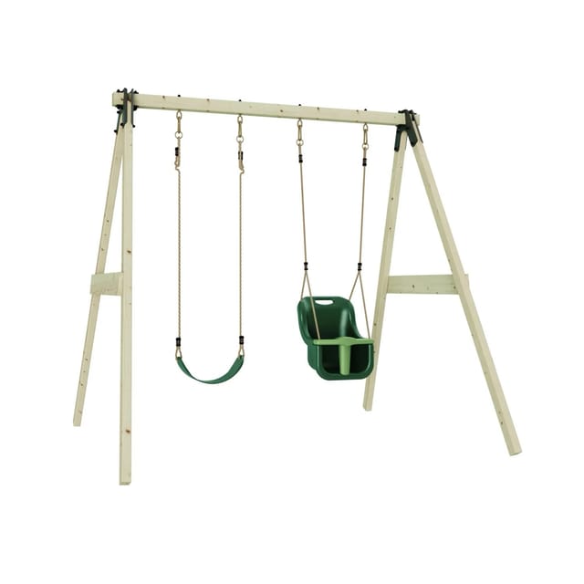 REBO Schaukel Lilie Dunkelgrün