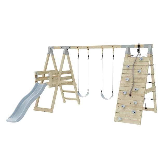 PolarPlay Klettergerüst Frosch Eisblau