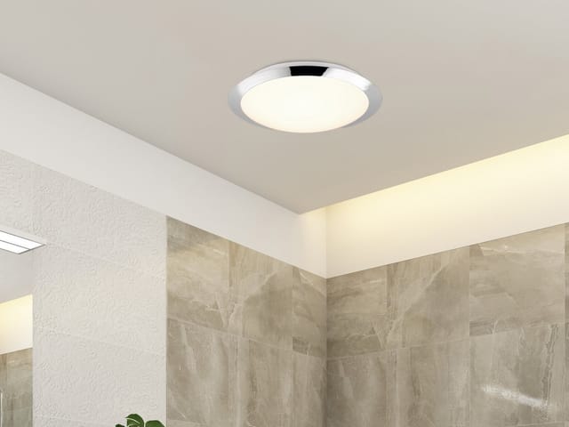 Trio LED-Deckenleuchte Umberto 80 mm x 290 mm x 290 mm Chrom