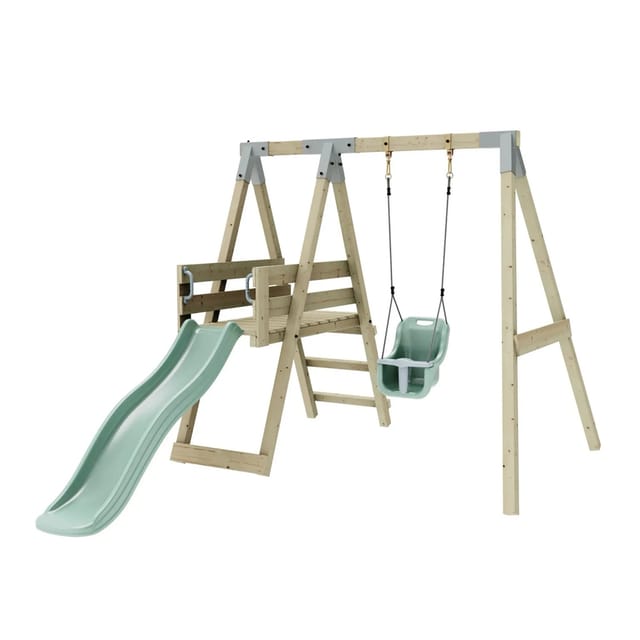 PolarPlay Schaukel Rotfuchs Mintgrün