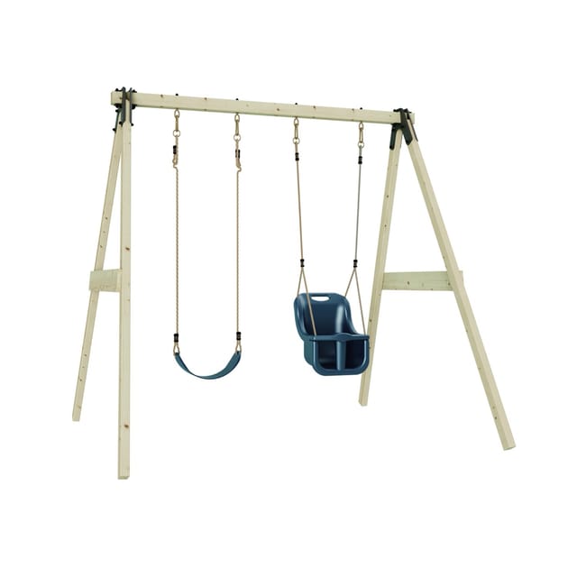 REBO Schaukel Lilie Marineblau