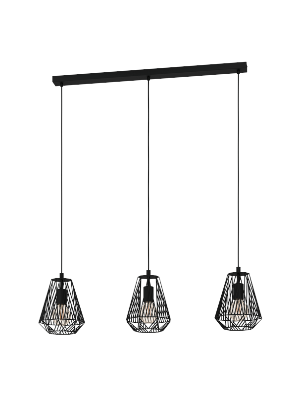 Eglo Hängeleuchte Stype Schwarz E27