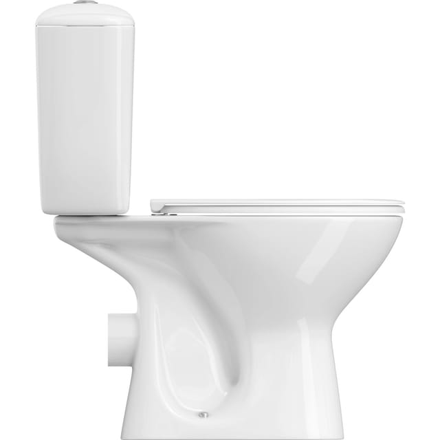 baliv Stand-WC-Set WC-7695 Weiß Inkl. WC-Sitz