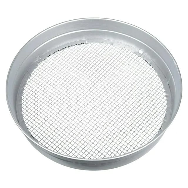 Nature Sieb Maschenweite 12 mm Silber