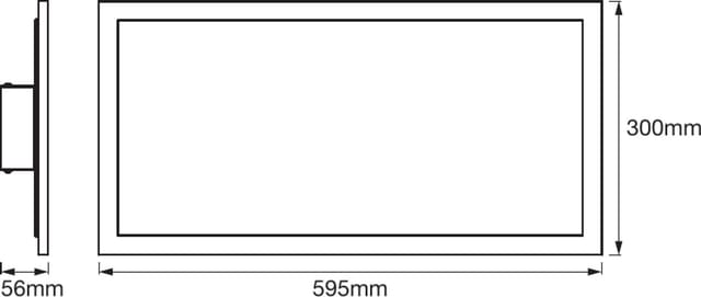 Ledvance Smart + WiFi Panelleuchte Planon Plus 60 cm x 30 cm Tunable White