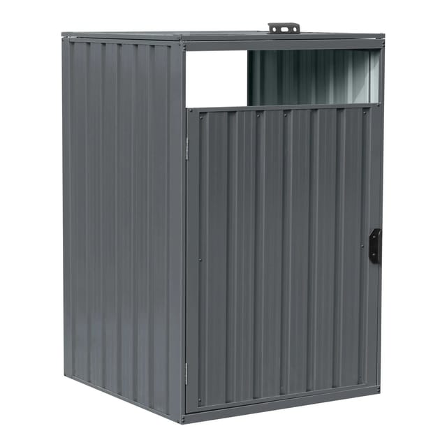 Axi Mülltonnenbox Owen Metall 240, Anthrazit