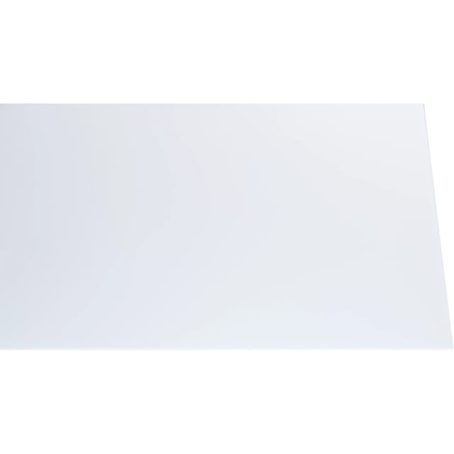Acryl Platte Eben 3 mm Glatt Opal 250 mm x 500 mm