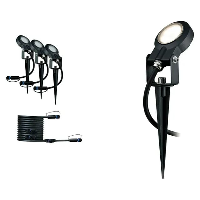 Paulmann Outdoor P&S Spot Sting Erg-Set Anthrazit IP67 3000K 3x6W 24V dimmbar