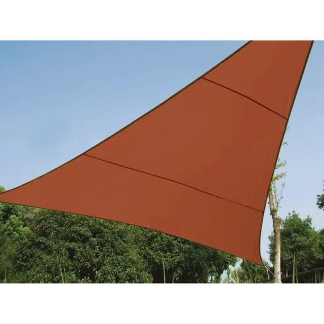 Sonnensegel Terrakotta Dreieckig 3,6 x 3,6 m x 3,6 m