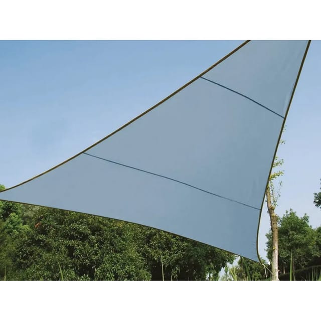Sonnensegel Grün-Grau Dreieckig 5 x 5 x 5 m