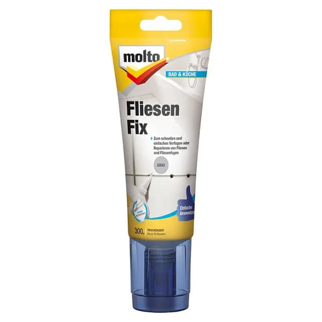 Molto Fliesen Fix Fertigspachtel Grau 300 g