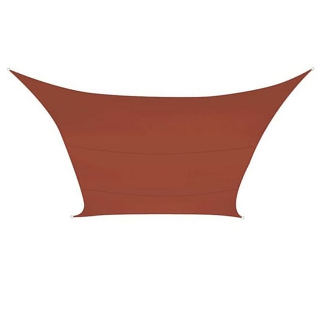 Sonnensegel Terrakotta Quadratisch 5 x 5 m