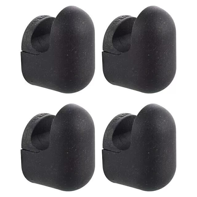 Wagner Wandhaken Set Pill WH 0400 Schwarz Klein 4 Stück