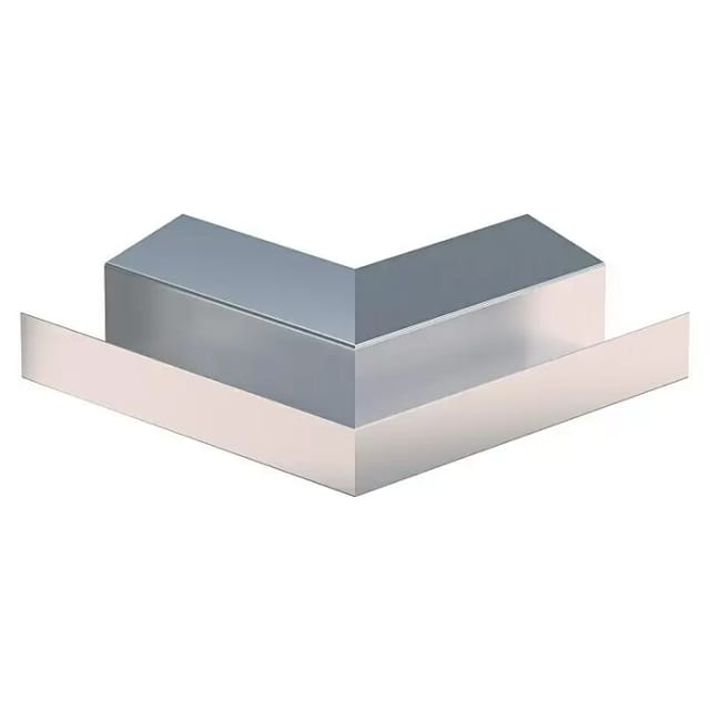 Sarei SDF-Kastenrinnenwinkel Piccolo Außeneck 90° Alu Natur RG 70