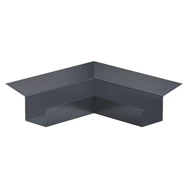Sarei SDF-Kastenrinnenwinkel Piccolo Inneneck 90° Alu-Anthrazit RG 70