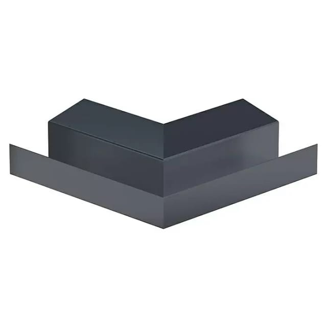 Sarei SDF-Kastenrinnenwinkel Piccolo Außeneck 90° Alu-Anthrazit RG 70