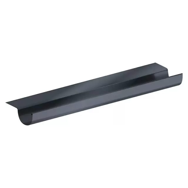 Sarei SDF-Halbrundrinne Piccolo Alu-Anthrazit RG 80 Länge 2 m
