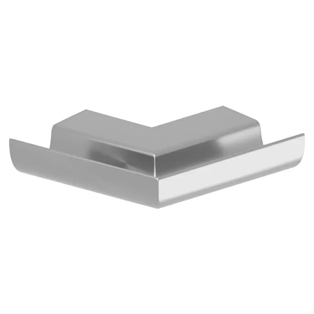 Sarei SDF-Halbrundrinnenwinkel Piccolo Außeneck 90° Alu Natur RG 80