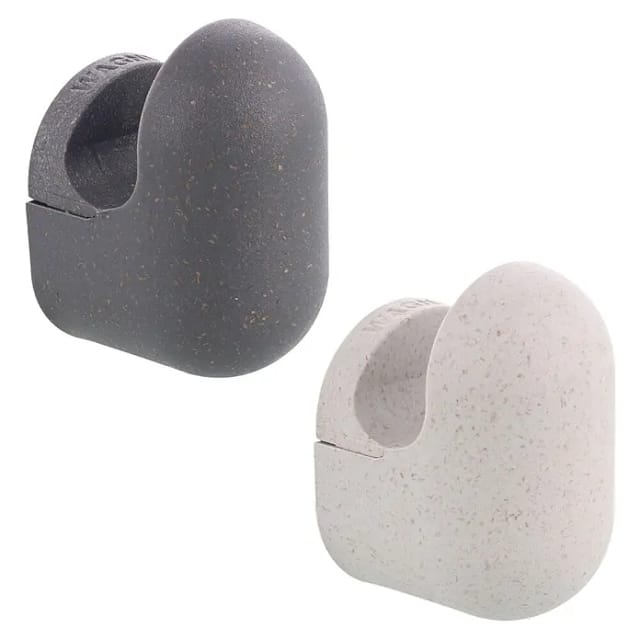 Wagner Wandhaken-Set Pill WH 0410 Schiefergrau-Lichtgrau 4 Stück