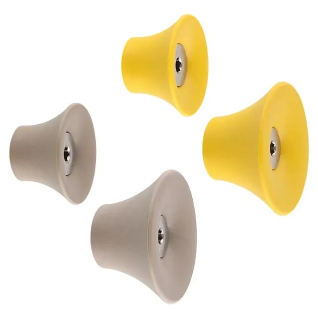 Wagner Wandhaken-Set Tulip WH 0320 Taupe Honiggelb 4 Stück