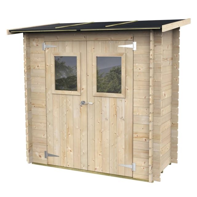 Angeschlossenes Holzhaus Bh19 Argenta 198x98 cm