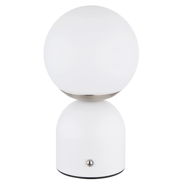 Globo Tischleuchte Julsy Metall 21 cm Weiß Matt