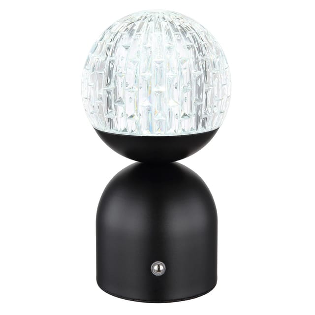 Globo Tischleuchte Julsy Metall 20 cm Schwarz Matt