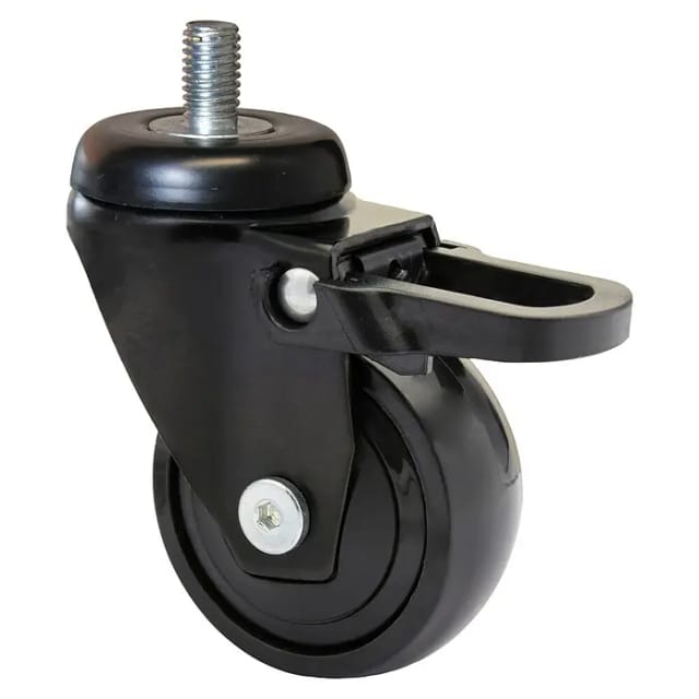 Wagner Möbel-Lenkrolle 3C-Serie Kugellager Tragkraft 50 kg Schwarz Ø 50 mm