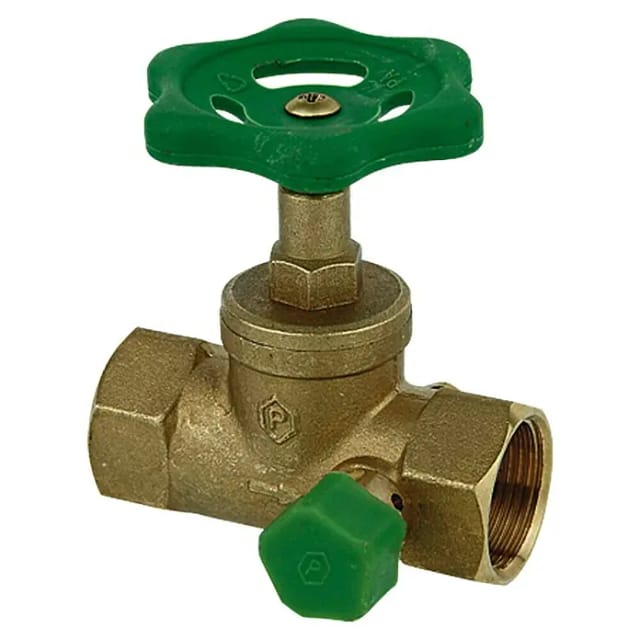 Kirchhoff Durchgangsventil mit Entleerung 24,2 mm (3/4 ZollIG)