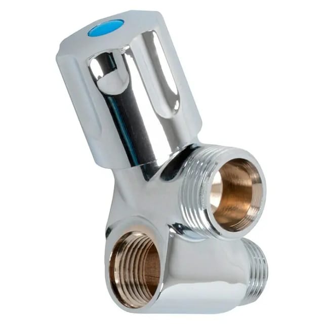 Kirchhoff GA-Ventil 21 mm (1/2 ZollAG) x 26,4 mm (3/4 ZollAG) Chrom