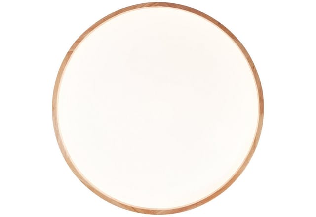 Brilliant LED-Deckenleuchte Alson 48 cm Holz-Weiß FSC®