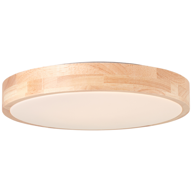 Brilliant LED-Deckenleuchte Moreen 34 cm Holz FSC®