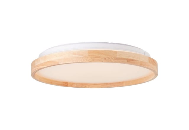 Brilliant LED-Deckenleuchte Alson 39 cm Holz-Weiß FSC®