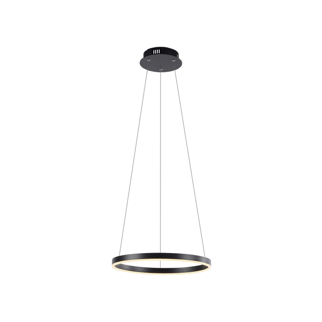 Just Light. LED-Pendelleuchte Ritus Ø 39 Anthrazit