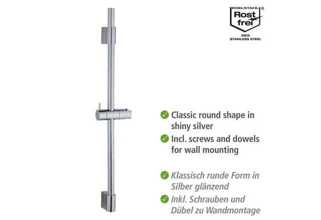 Wenko Duschstange Classic Chrom 70 cm
