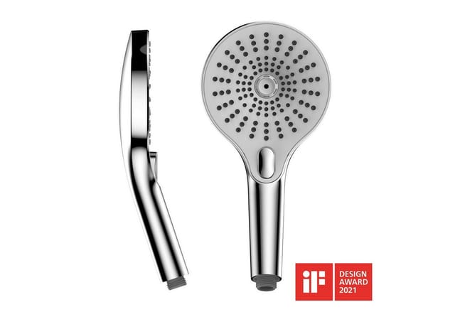 Wenko Duschkopf Ultimate Shower Chrom/Weiß Ø 13 cm