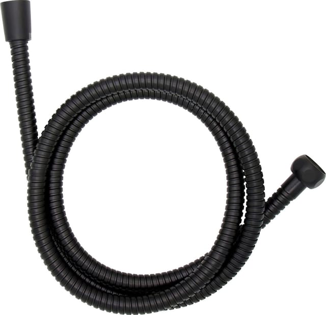 Wenko Edelstahl Duschschlauch 150 cm Schwarz