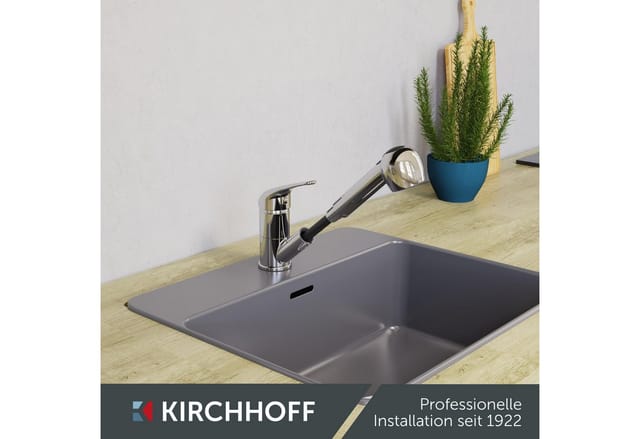 Kirchhoff Geschirrbrause für Hochdruck 13 mm (1/2 Zoll) Chrom