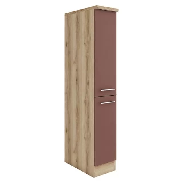 OPTIFIT Bari407 Küchen-Apothekerschrank 30 cm Rostrot