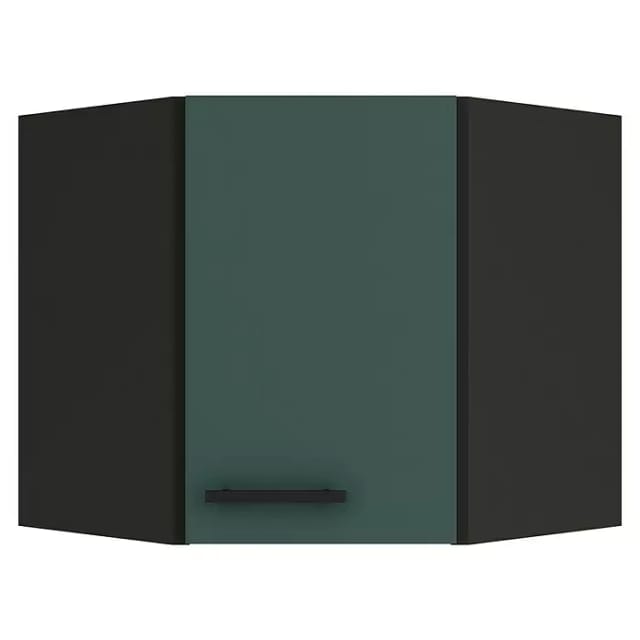 OPTIFIT Verona405 Küchen-Eckoberschrank 60 x 60 cm Steingrün